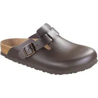 Birkenstock BIRKENSTOCK Clog Boston dunkelbraun Leder 060101 + 060103 Pantoffel braun 36 EU