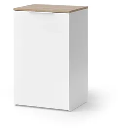 Vicco Kommode Wido, Weiß, 50 x 80 cm mit Regal