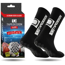 TapeDesign Allround Classic Socken, schwarz