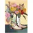 reinders Wandbild 50 x 70 cm Flower Boots Holz Bunt
