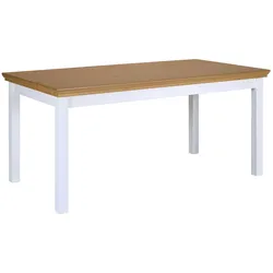 Inter Link Esstisch Maluno 166 x 104 cm Holz Braun Eiche