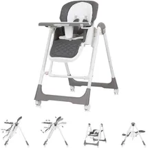 Chipolino Kinderhochstuhl 2 in 1 Milk Shake, verstellbar, Babyschaukel, Räder