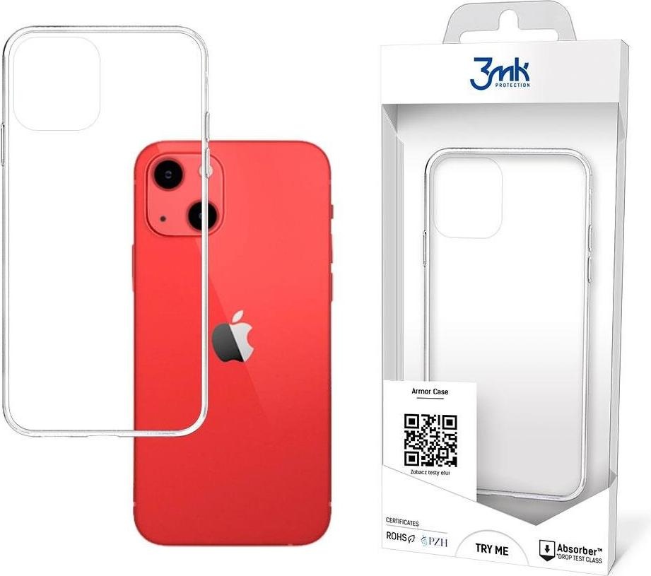 3MK Fully Secure AC iPhone 13 Mini Armor Case Transparent (iPhone 13 mini), Smartphone Hülle, Transparent