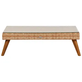 Beliani Vittoria Set 5-tlg. Beige/Weiß/Braun