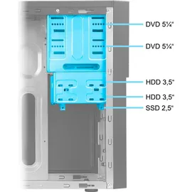 Ankermann CAD Workstation CW01 V2 Intel Core i5 14400F 4,6 GHz 32 GB RAM 1 TB SSD NVIDIA Quadro Windows 11 Pro