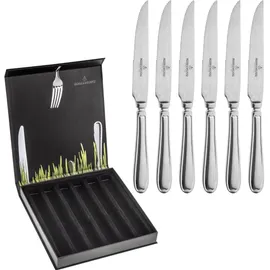 Picard & Wielpütz Steakmesser "Landhaus Vintage, im Geschenkkarton", silberfarben, B:19,3mm, Edelstahl, PICARD & WIELPÜTZ SOLINGEN, Essmesser, praktisches Steakmesser-Set