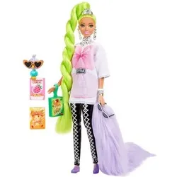 MATTEL HDJ44 Barbie Extra Puppe mit grünem Haar