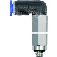 Riegler L-Steckverschraubung »Blaue Serie« mini, lang, drehbar, M3, 127.003-3M