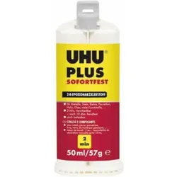 2Komponentenkleber 57g Kartusche UHU plus sofortfest UHU