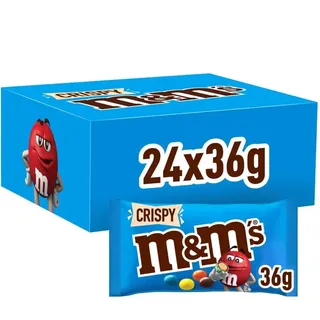 M und M Crispy Schokolinsen 24 x 36 g