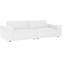 GALLERY M branded by Musterring Big-Sofa »LUCIA«, in vielen Qualitäten und 4 unterschiedlichen Nähten, 3-Sitzer weiß