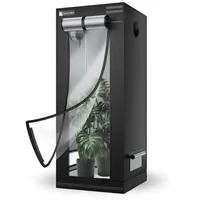 CannoBox Gewächshaus CannoBox Growbox Die zweischichtige Tür Growzelt Growschrank, BxTxH: 80 x 80 x 100 cm, BxTxH:80x80x180cm,1680D,Lichtdichte Tür und Beobachtungstür 80 cm x 180 cm x 80 cm