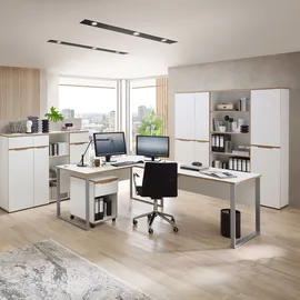 Innostyle Memphis Aktenschrank 75 x 197 x 38 cm weiß