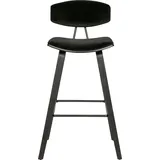 Woood "SENNS", schwarz (schwarz, schwarz, schwarz), B:41cm H:94cm T:50cm, Stoff, Stühle, Esszimmerstuhl, 2Stk