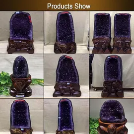 luxuskollektion Amethyst Cluster Geoden Heilsteine 5.29lbs