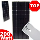 Apex Solarmodul Solarpanel Solarmodul 56423 Modul 200W 12V Solar MONO schwarz