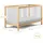 Kids Collective Babybett Natur, Weiß, Holz, Buche, 70x140 cm Babymöbel, Babybetten, Gitterbett