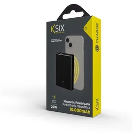 KSix Magsafe PD 22,5 W, Schwarz