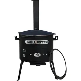 Grillpeter Utschak Asamat mit Kazan Gusseisen 12L