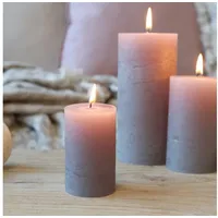 Chic Antique Macon Stumpenkerze 8 cm rosa/taupe
