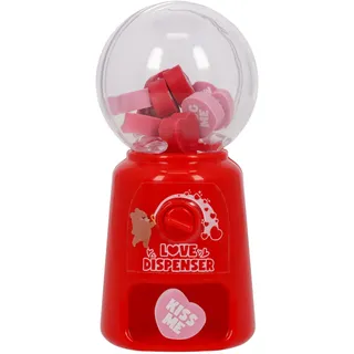 Legami Mini Radierer für Radiergummis, Love Dispenser, 15 Radiergummis, Gummi in Herzform, Abmessungen 9 x 22 x 0,5 cm