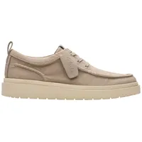 CLARKS Polden Moc, Grey Canvas, 42