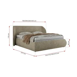 MKS Caela Classic 140 x 200 cm Dunkelbeige
