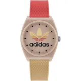 Adidas Quarz Armbanduhr AOST23056 Beige Gehäusematerial=Harz Material (Armband)=Silikon