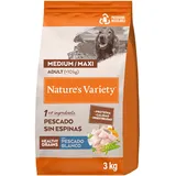 nature’s variety Healthy Grains Medium & Maxi Hundefutter mit Weißfisch 3 kg