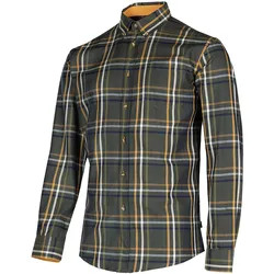 Baleno Herren-Langarmhemd Berkley, check sand-blue, L
