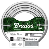 Bradas WHITE Silver 1/2" Gartenschlauch NTS knickfest verdrehungsfest Wasserschlauch Bewässerungsschlauch Schlauch 20 m