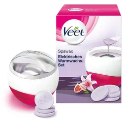 Veet Spawax Elektrisches Warmwachs-Set Rasierer & Enthaarungstools   Damen