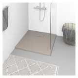 vidaXL Duschwanne SMC Braun 80x80 cm