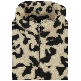 URBAN CLASSICS Aop Sherpa Halbzippullover Sand Leo XS