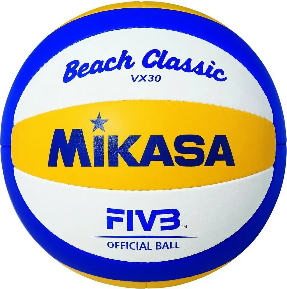 Mikasa Beachvolleyball Beach Classic VX30 blau|gelb