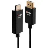 Lindy DisplayPort-Kabel 0,5 m Schwarz