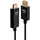 Lindy DisplayPort-Kabel 0,5 m Schwarz