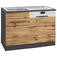 Kochstation Spülenschrank »KS-Tulsa«, 110 cm breit, inkl. Tür/Sockel für