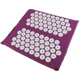 Fenteer Entspannungsmatte Akupressurmatte Fussmassagematte Reflexzonenmassage Fuß Massage Board, Stil 1 violet