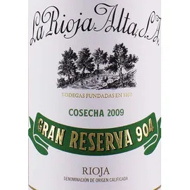 La Rioja Alta Gran Reserva 904 a 2011 - Rotwein