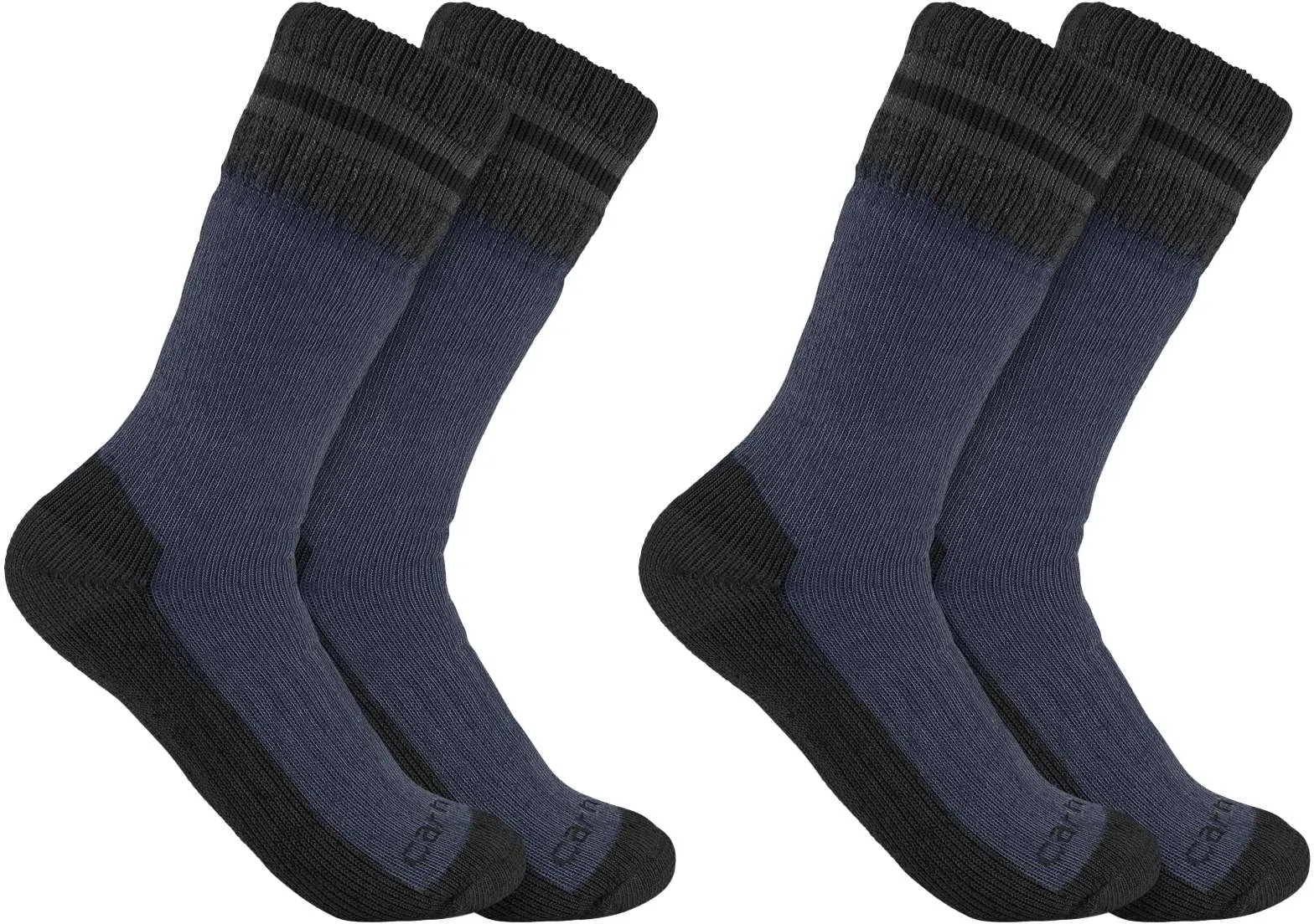 Carhartt SYNTHETIC-WOOL BLEND BOOT SOCK 2 PACK SB7742M - denim - XLG