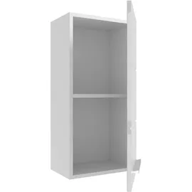 BASIC by Balculina Hängeschrank BASIC BY BALCULINA "Mandi", weiß matt, weiß hochglanz, B:34cm H:70cm T:23cm, Holzwerkstoff, Schränke, Hängeschrank, Breite 34cm, hochglanz Front