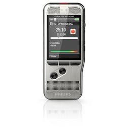 Philips Pocket Memo DPM6000 Digitales Diktiergerät mit 2Mic-Stereoaufnahme