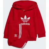 Adidas Trainingsanzug ADIDAS ORIGINALS "ADICOLOR HOODIE" Gr. 68, rot (better scarlet) Kinder Sportanzüge für BabysKleinkinder