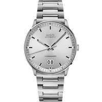 Mido Herren-Armbanduhr Silber Gehäuse Automatik Analog M0216261103100