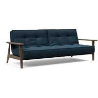 INNOVATION LIVING Schlafsofa Splitback Frej Raucheiche Stoff Navy Blue