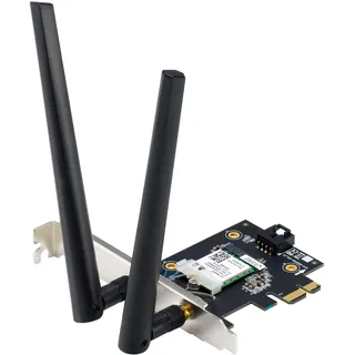 ASUS BE6500 Triband WiFi 7 PCI-E Adapter (802.11be Bluetooth 5.4, Netzwerksicherheit WPA3, OFDMA und MU-MIMO, Multi-Link Operation)