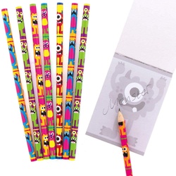 Monster Bunch Bleistifte  (pro Set 12) Halloween Bastelbedarf
