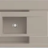 links almond + Handbetätigung