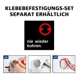Trendline Zahnputzbecher Edelstahl gebürstet Weiß